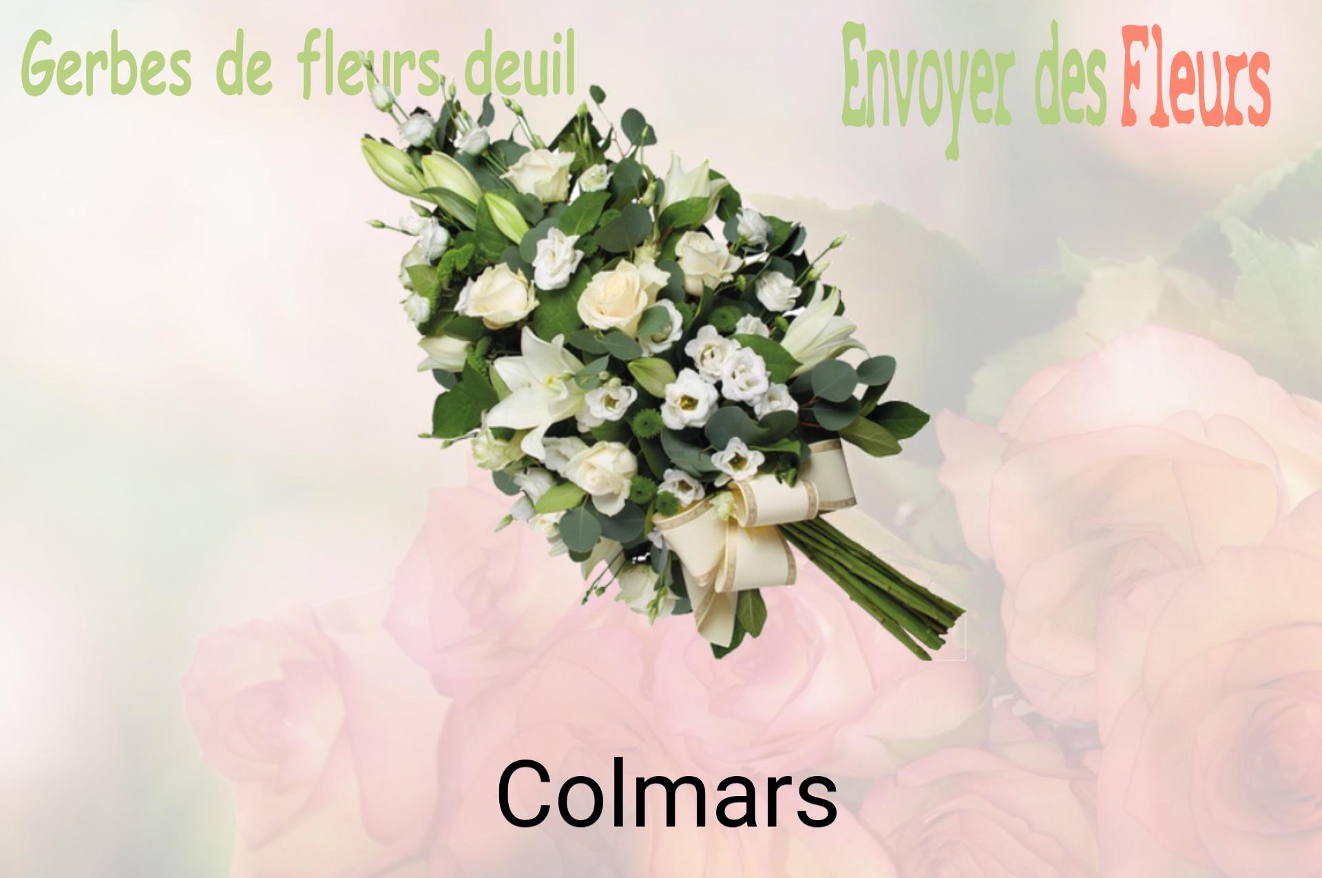 Gerbe de fleurs de deuil livrée à Colmars